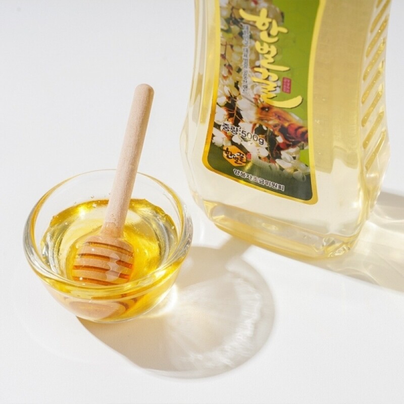 양양꿀단지농원,자연그대로의 천연 벌꿀 한벌꿀(아카시아꿀&야생화꿀 500g x 2종세트)