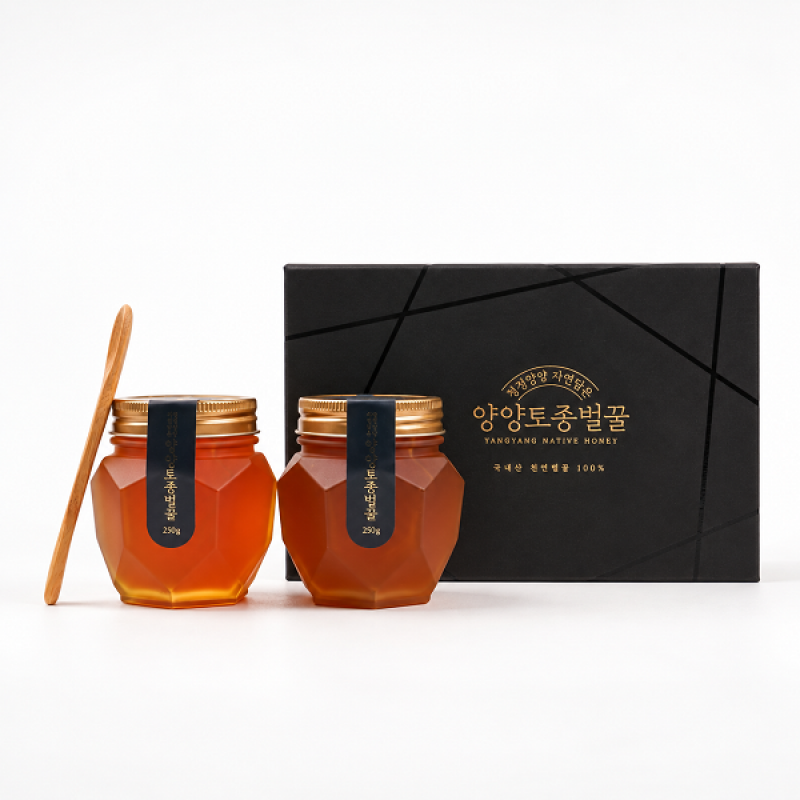 양양꿀단지농원,청정 양양 자연 담은 양양토종벌꿀 500g(250g 2개 세트)